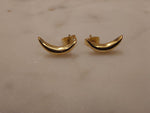 Celestial moon earrings Gold