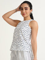 Minimal Floral Printed Sleeveless Top (Copy)