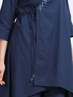 Wrap organic cotton tunic