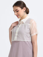 Pure silk Organza shrug