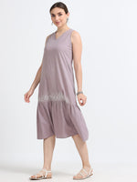 Razor back Flounce dress