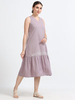 Razor back Flounce dress