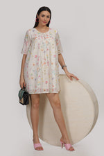 Shwetha- relaxed fit short dress