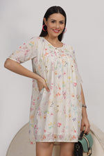 Shwetha- relaxed fit short dress