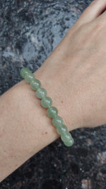 Grape Aventurine Beaded Bracelet