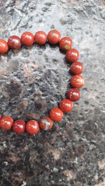 Red Jasper Beaded Bracelet