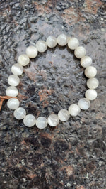 Selenite Beaded Bracelet