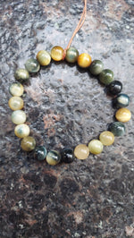 Multicolor Cats Eye Beaded Bracelet