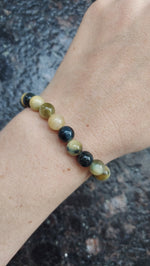Multicolor Cats Eye Beaded Bracelet