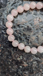 Rose Quartz Beaded Bracelet