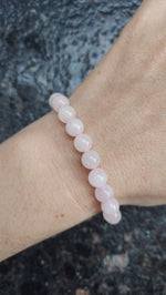 Rose Quartz Beaded Bracelet