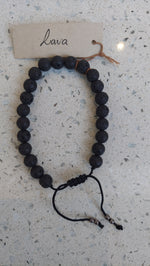 Lava Beaded Bracelet (Adjustable)