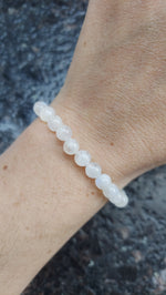 Rainbow Moonstone Beaded Bracelet