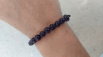 Amethyst Beaded Bracelet (Adjustable)