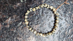 Dalmatian Jasper Beaded Bracelet- Small Beads