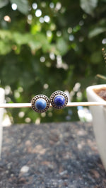 Lapis Lazuli Stud Earrings