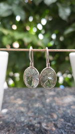 Green Amethyst Drop Earrings
