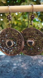 Silver Filigree Drop Earring