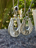 Filigree Chandbali Silver Drop Earring