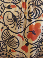 Rust Blossom Block Print Kaftan