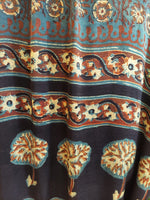Indigo Dream Block Print Kaftan