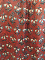 Roaring Red Block Print Kaftan