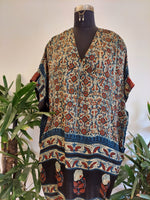 Poppy Fields Block Print Kaftan