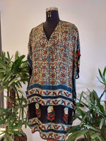 Poppy Fields Block Print Kaftan