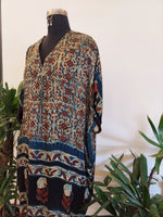 Poppy Fields Block Print Kaftan