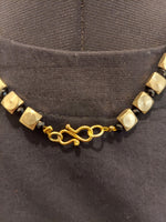 Be There or Be Square - Brass Beaded Necklace