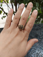 Sun & Moon Brass Ring