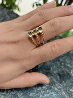 Triple Threat Brass Ring