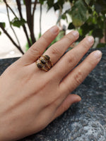 Triple Threat Brass Ring