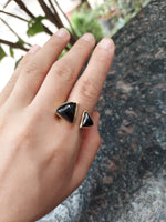Double Trouble Brass Ring