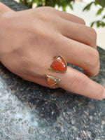 Double Trouble Brass Ring