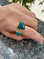 Double Trouble Brass Ring
