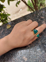 Double Trouble Brass Ring