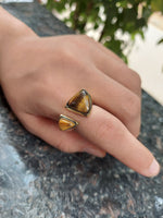 Double Trouble Brass Ring