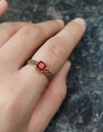 Brass Filigree Ring