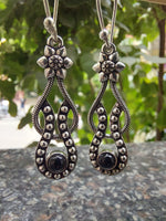 Forget Me Knot Brass Drop Earrings