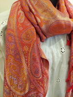 Kashmiri Pure Silk Scarf