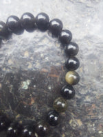 Obsidian Beaded Bracelet