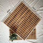 Raw Weave Banana Fiber Sitting Mat