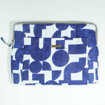 Blue abstract laptop sleeve