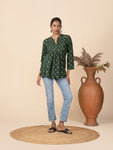Patterned Muse top