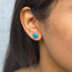 Apatite Stud Earring