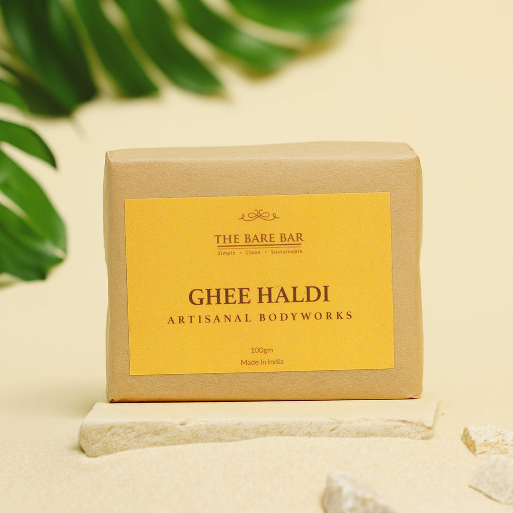 Ghee And Turmeric Soap Bar