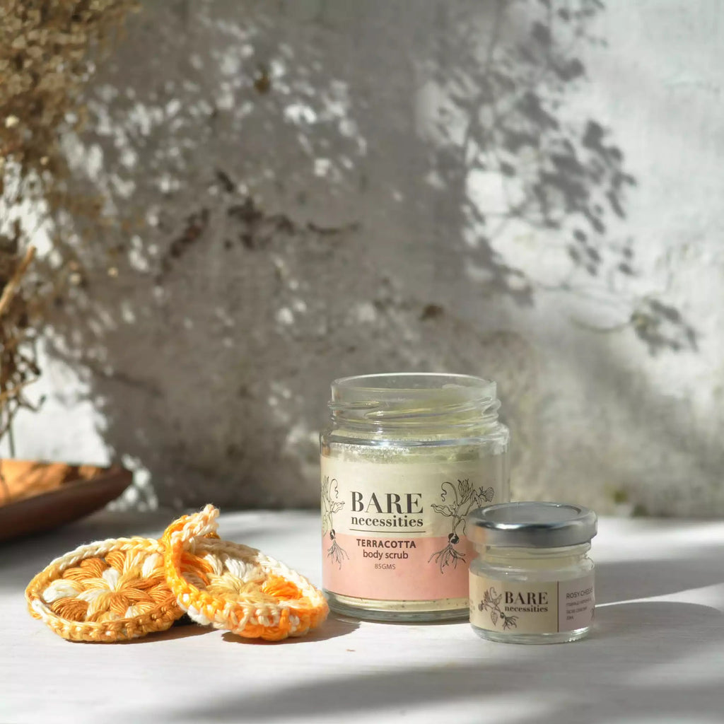 Terracotta body scrub
