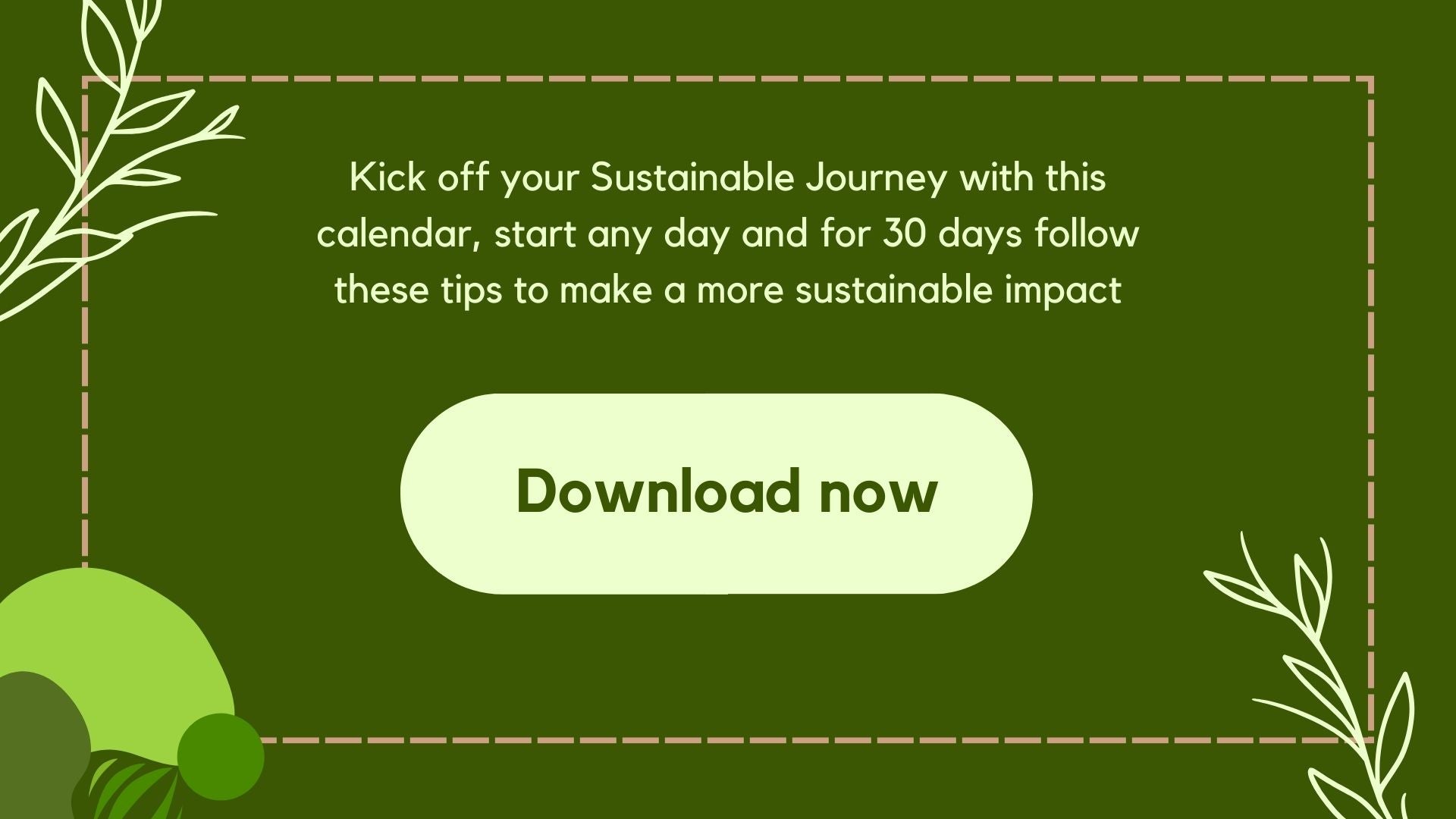 Sustainable Calendar