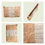 Banana Fiber and Cork Bloom Pouch